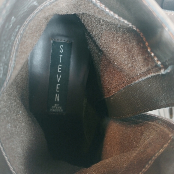 Steven by Steve Madden Casidyy Fringe Booties 7.5 - Picture 3 of 14